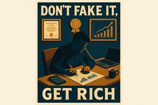 Dont fake it get rich
